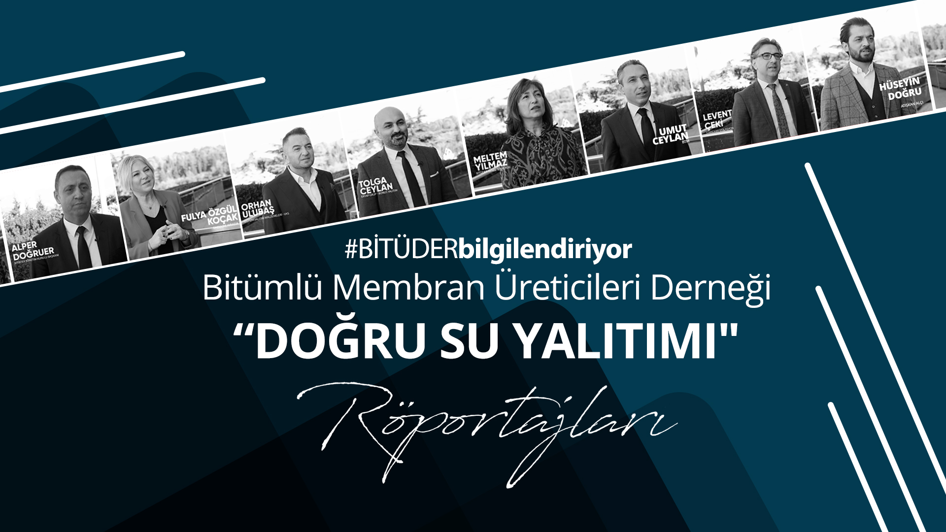 Bitml Membran reticileri Derneinin Doru Su Yaltm Rportajlar yaynda